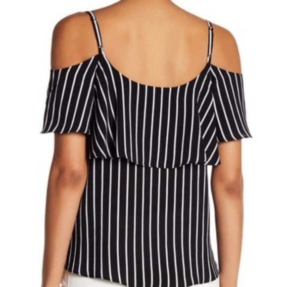 NBW Bobeau Cold Shoulder Blouse - Picture 2 of 2